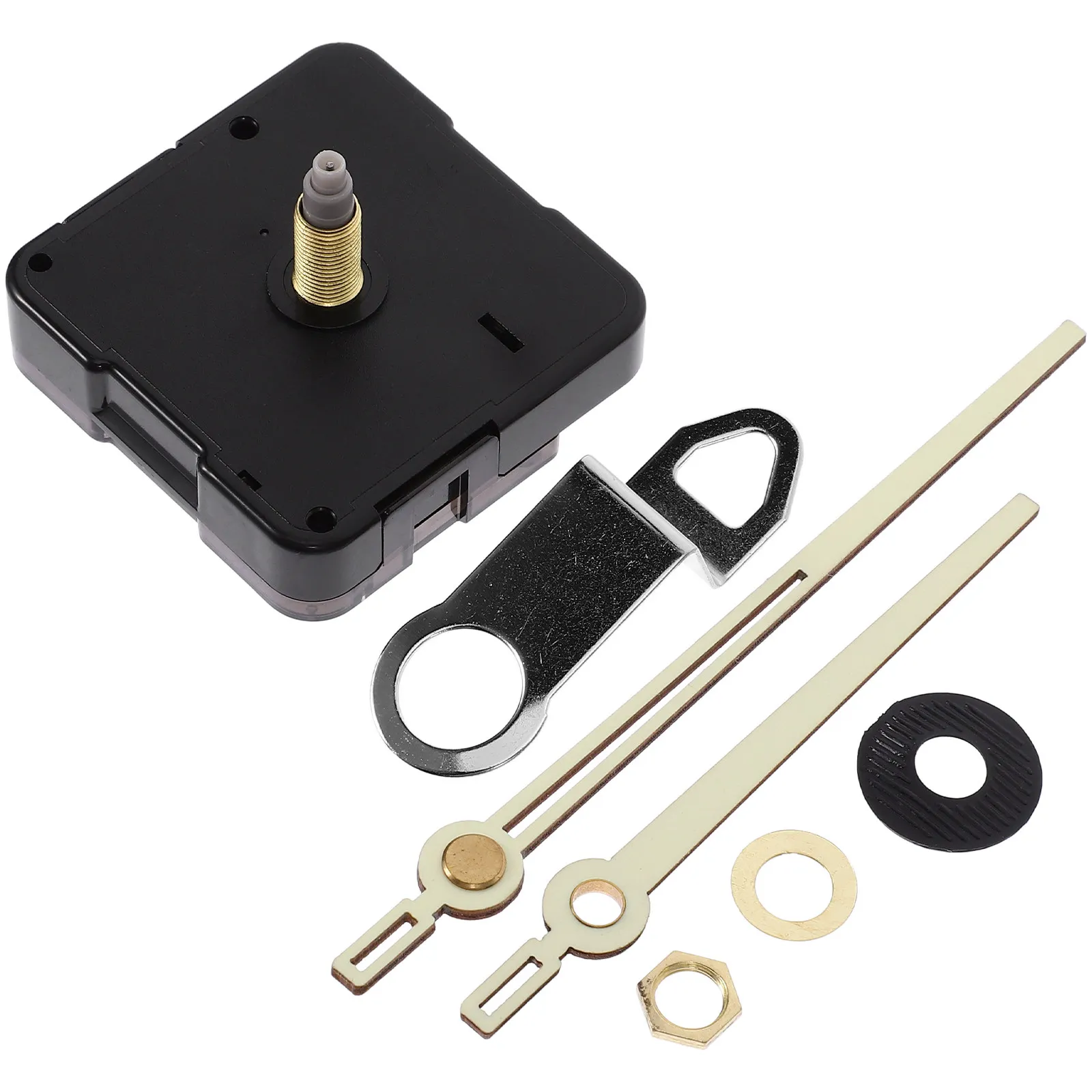 1Set Clock Mechanism Replacement High Durability Plastic DIY Clock Motor Kit Long Shaft Quiet Movement Battery Powered