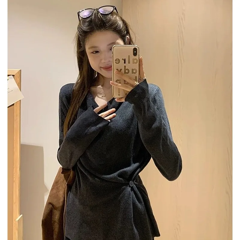 レディース スリムフィット ロングトップ カジュアル ベースレイヤー ポリエステル混紡 レギュラー丈 無地