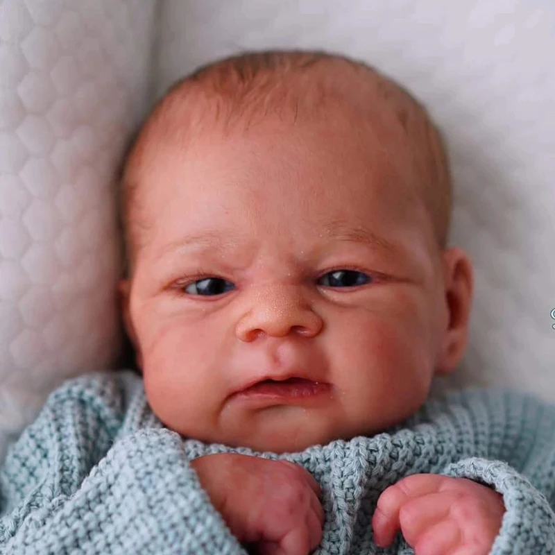 

17 дюймов 43 см незавершенный комплект куклы реборн Elijah DIY неокрашенные пустые детали куклы