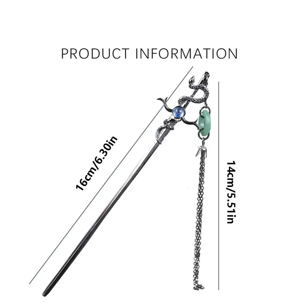 هدية Hanfu غطاء الرأس شوكة الشعر شرابة عصا الشعر النمط الصيني الجديد دبوس الشعر تصفيفة الشعر تصميم أداة عصا الشعر الهندسية