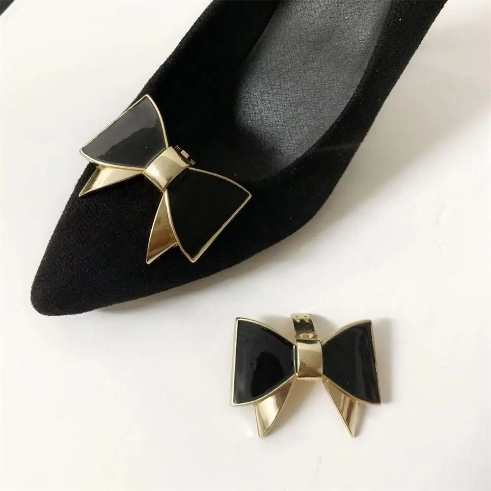 

1 шт., женские зажимы для обуви с бантом, свадебные туфли для невесты, украшения, съемные женские подвески на высоком каблуке, ювелирные изделия, металлические украшения для обуви