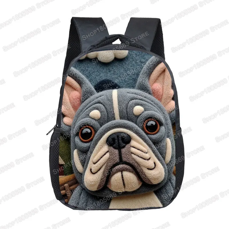 12inch 3D Embossed Animal Small Backpack for 2-4 Years Old Kids Cute Cat Rabbit Koala Corgi Baby School Bags Bookbag Gift