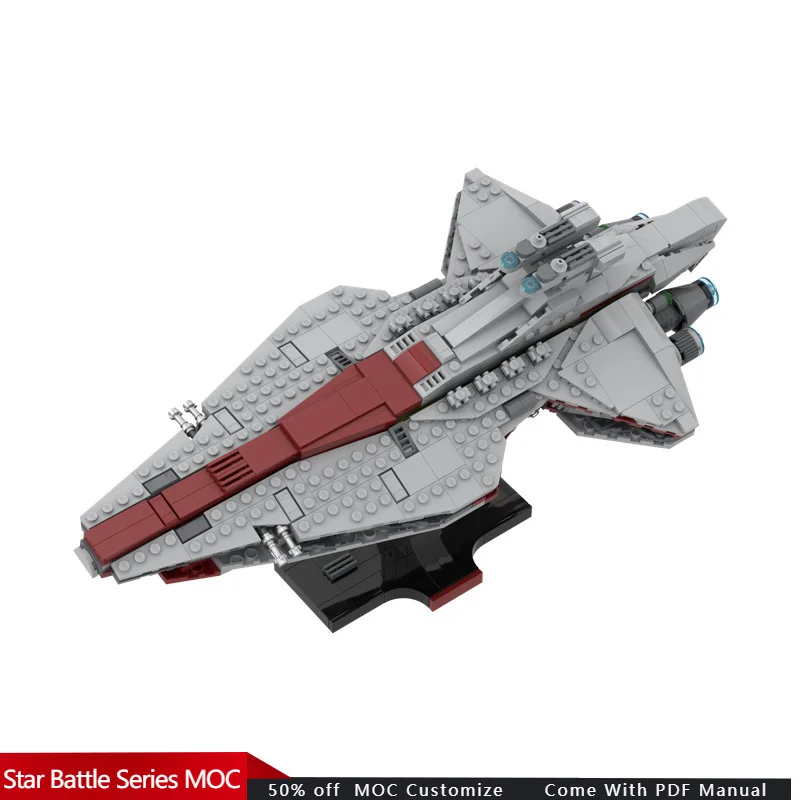 

653 PCS Star Fighting Midi Venator-Class - 75362 75404 alternative MOC Customize Modular Building Block DIY Toy Christmas Gift