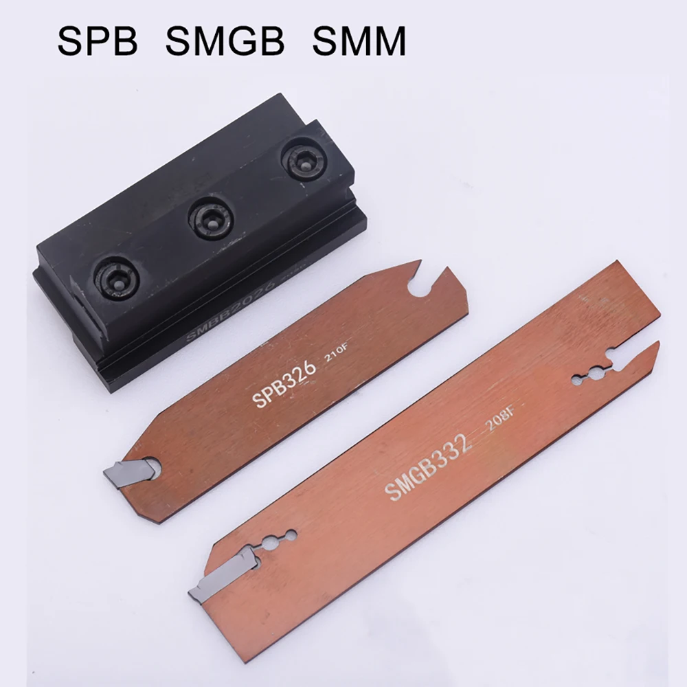 Slotted Turning Tools SMGB332 SMM1626 SMM2026 SPB226 SPB232 SPB326 SPB332 SPB426 SPB532 CNC Turning Cutting Insert Tool Holder