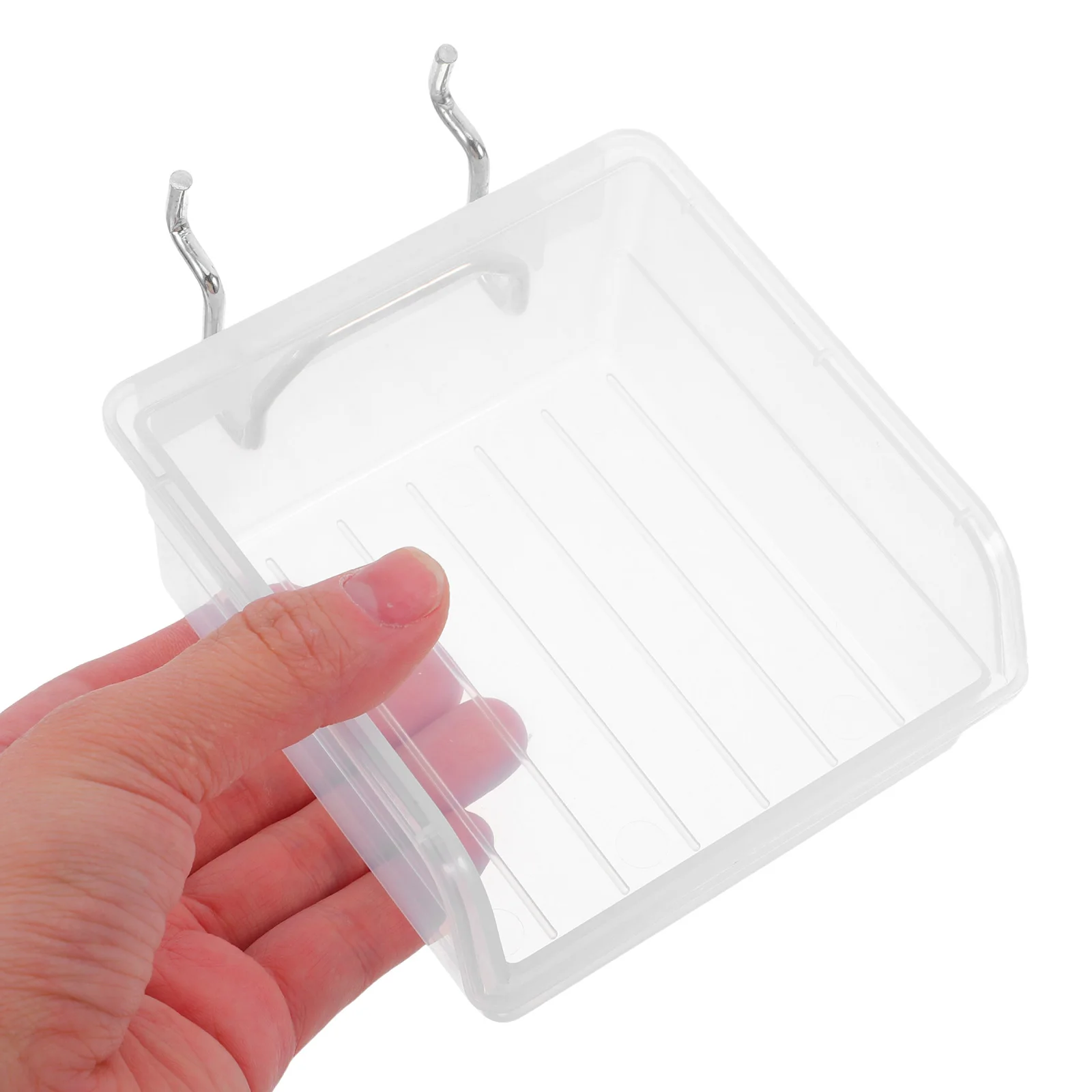 

3 Pcs Square Hole Plate Storage Box Thickened Peg Board Organizer Accessories Antistatic Tool Bins Workshop Office Hardware