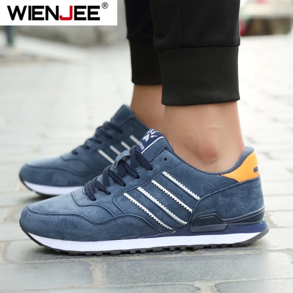 

2025 Мужская повседневная обувь из искусственной кожи, мужская весенняя повседневная легкая обувь, кроссовки на плоской подошве, дышащие уличные кроссовки