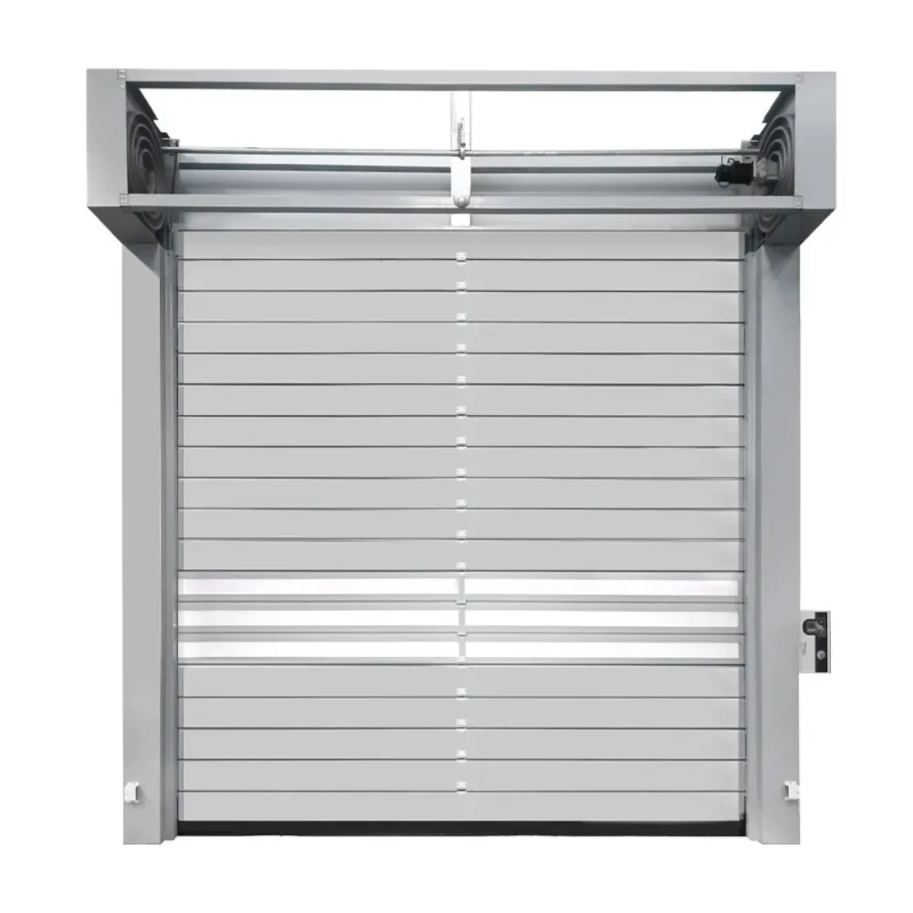 Underground parking garage fast rolling shutter warehouse turbine fast rolling shutter stainless steel aluminum alloy hard fast