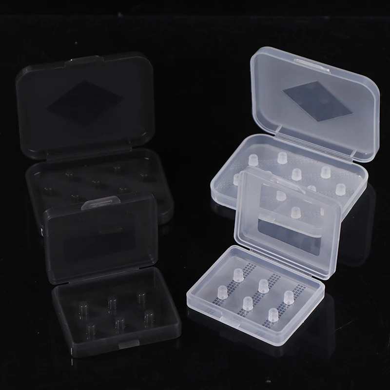 1pcs Eartips Plastic Box Earplugs Packing Box Earphone Tips Memory Foam Case Earphone Accessories Organizer Box Storage Bag