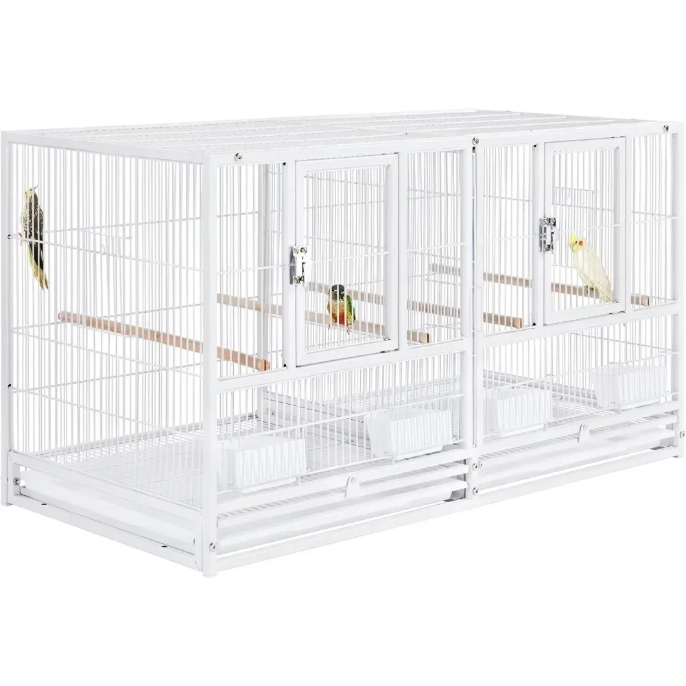 Parrot Cage Canary Phoenix Head Parrot Love Bird Rookie Juvenile Stackable Split Breeder's Cage