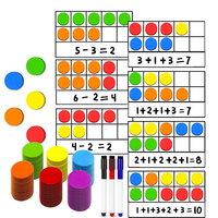Montessori Learning Resources Colorful Magnetic Coin Refrigerator Stickers Toddler Early Learning spell Counting Toy Set
