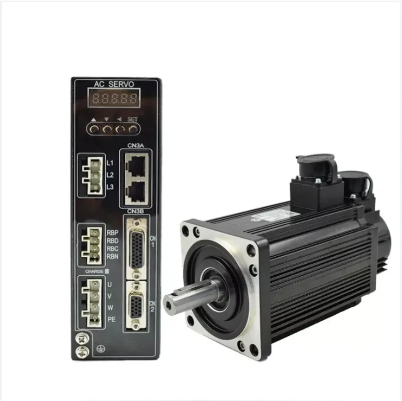 Kit de Servomotor de alta velocidad, Servomotor de Ca de 2,2 kW, 1450rpm, 6000rpm, eje asíncrono de 380V