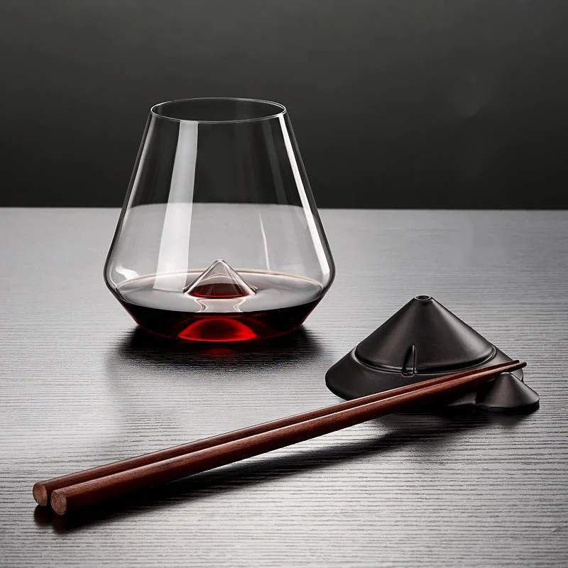 Mountain Red Wine Glass With Decanter Creative Wedding Party Wineglass Unique Bordeaux Burgundy Wine Cup With Base And Filter