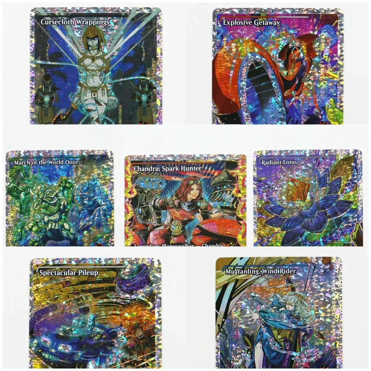 

(DFT) Fracture Foil (Radiant Lotus) TCG Magical Proxy Cards Black Top Quality Proxy Gathering Board Playing Game Trading Cards