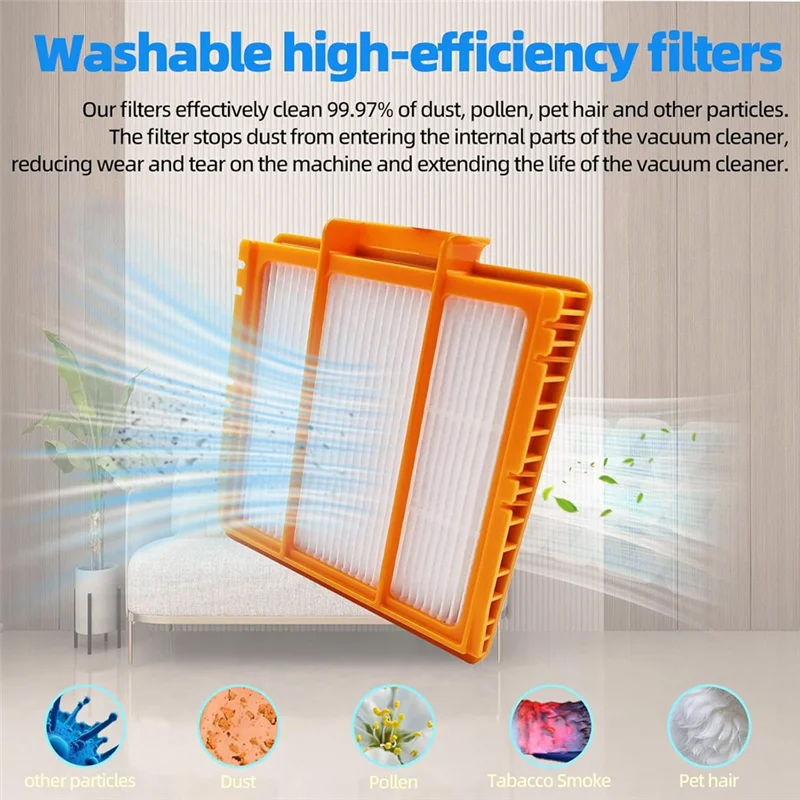 -A14E Replacement Parts Accessories Kit For Shark RV2610WA RV2620WA RV2410WD AV2610WA AI Ultra 2- In-1 Robot Vacuum Parts