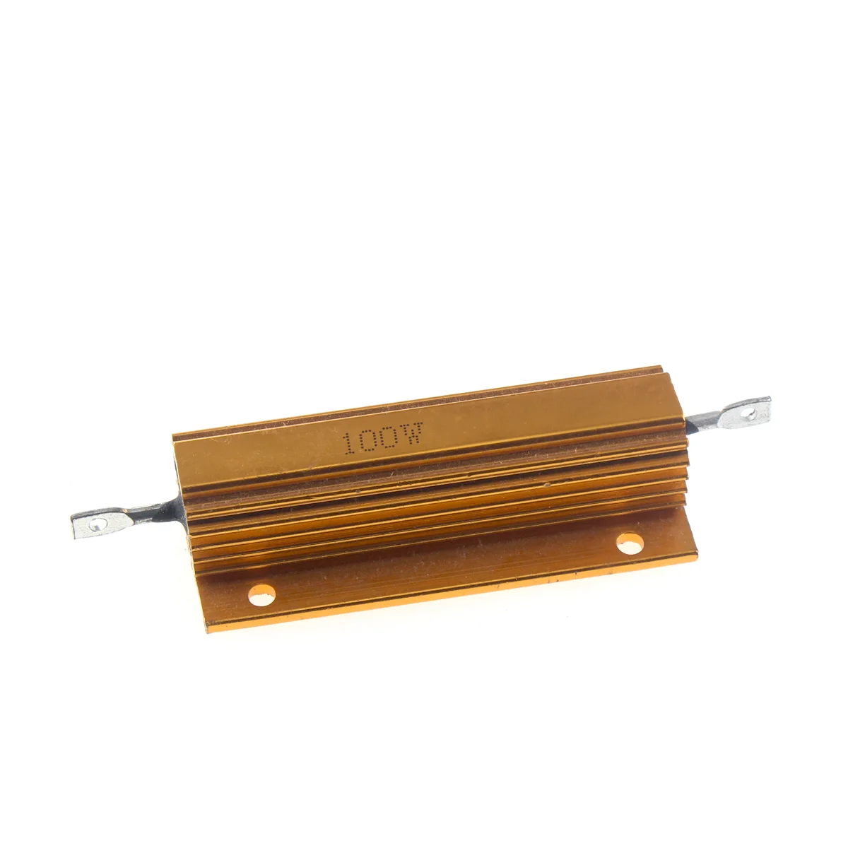 2PCS RX24 100W Aluminum Power Metal Shell Case Wirewound Resistor 0.5R 1R 2R 3R 4R 5R 6R 8R 10R 20R 25R 50R 100R 200R 500R 1Kohm