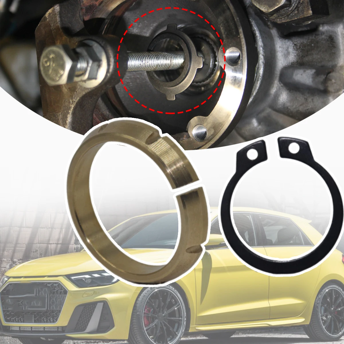 

28MM 5/6 Speed Manual Transmission Gearbox Differential Ring for Audi 100 Avant Quattro A1 S1 8X A2 8Z A3 TT/TTS Q2 GA E-tron