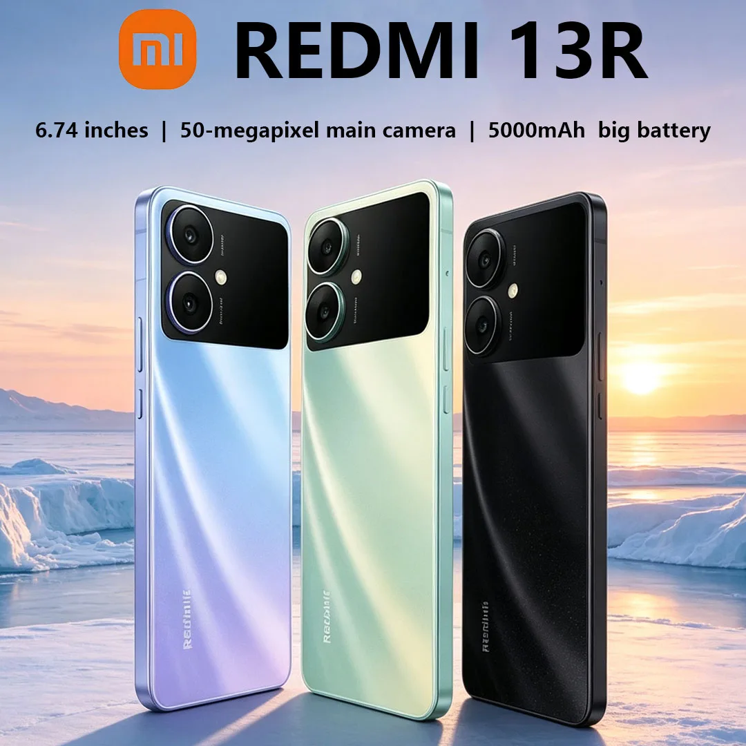 

Xiaomi Redmi 13R Smartphone 6.74-inch Screen 5000mAh Large Battery Ultra-clear Dual Camera Big Screen Long Battery Life 8GB+256G