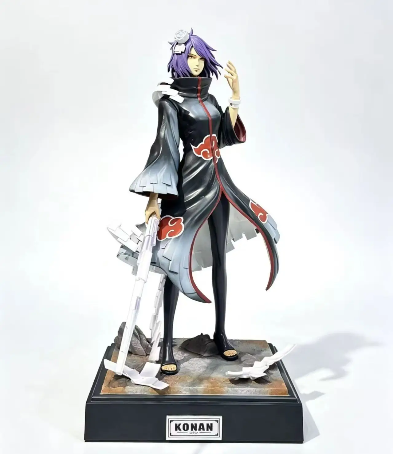 Naruto-Serie Akatsuki Konan GK-Figur Pain Sechs-Pfade-Modell Statue Ornament Geschenk