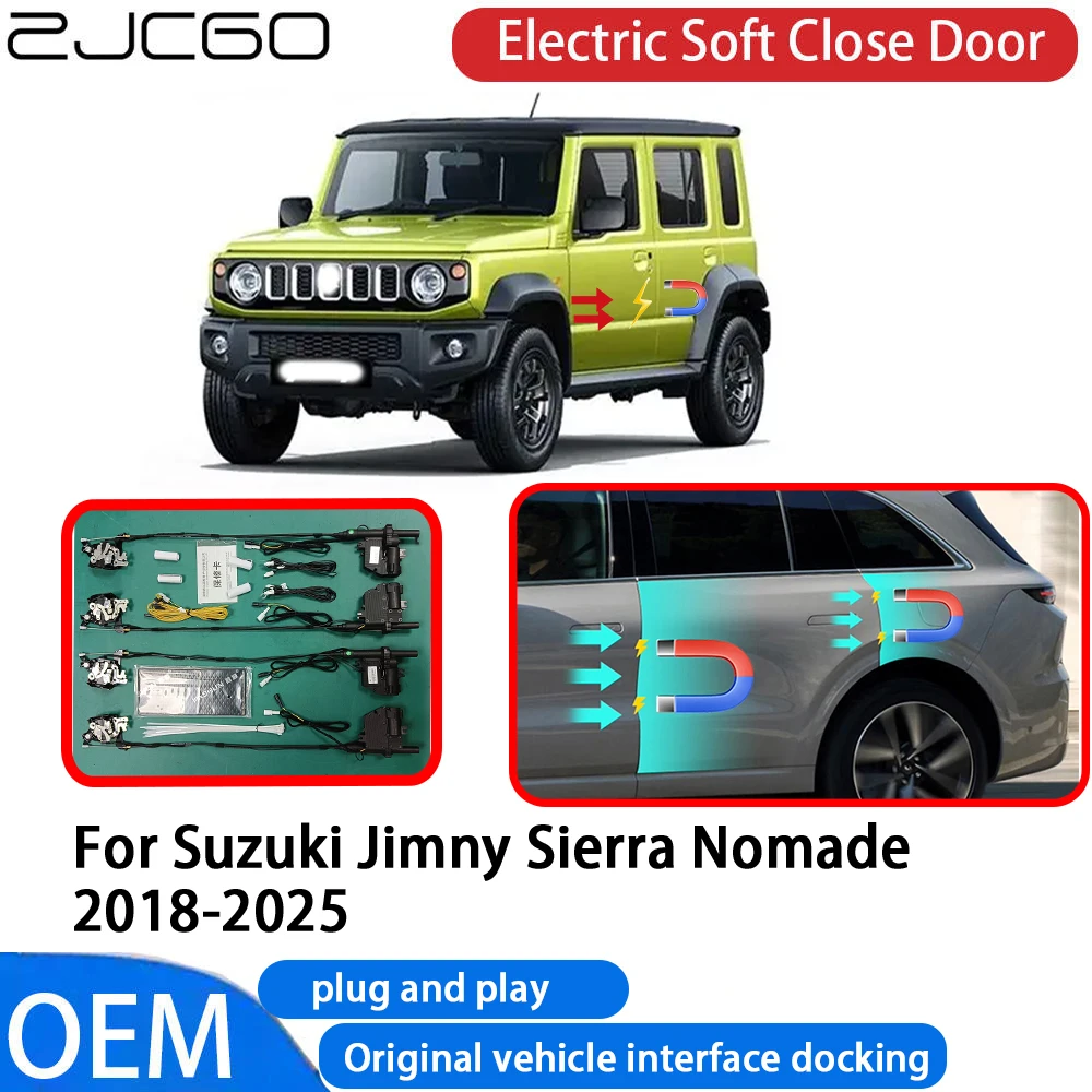 for Suzuki Jimny Sierra Nomade 2018-2025 Car Automatic Electric Soft Close Door Closer System OEM Plug and Play Comfort Closing