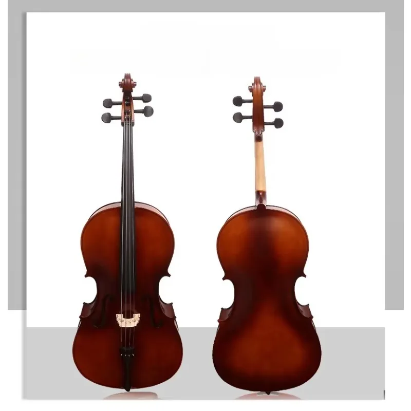 Bright matte cello, beginner practice grade test playing children's cello