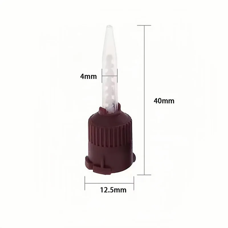 50 teile/beutel Dental Mischen Tipps Einweg Silikon Gummi Mischen Kopf 1:1 Für Abdruck Mischen Abgabe Pistole Zahnmedizin Materialien – Detail 4