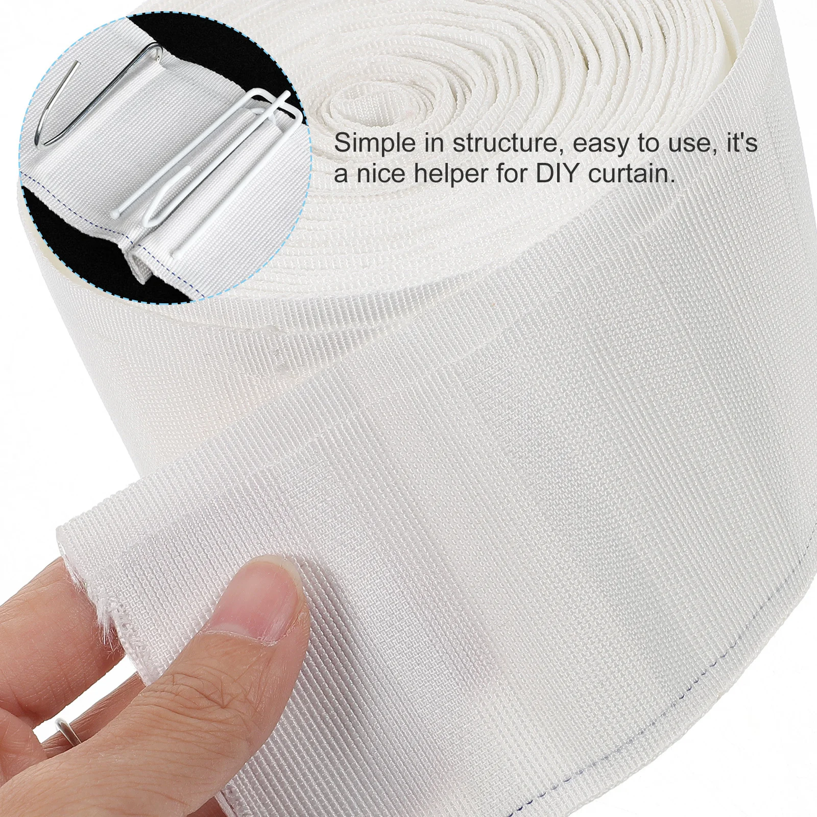 

Curtain Heading Pinch Pleated For Curtain Tape Pinch Pleated Drapery For Shower Door Window Roman Rod Diy Home Decor Tape