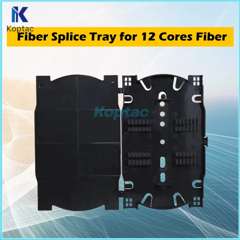 

10pcs/lot Small Fiber Splice Tray for 12 Cores Fiber Fiber Optics Cassette Fiber Optic Splice Tray FTTH