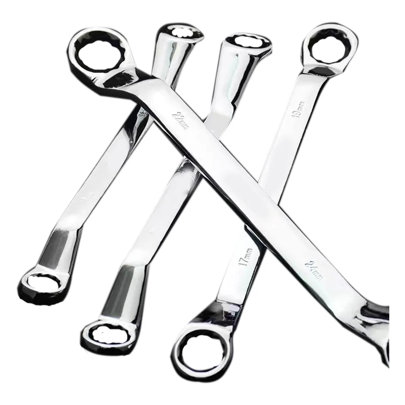 Multifunctional Double-ended Spanner Double Head Box End Wrench Heat Treated Hardened Offset Ring Spanner