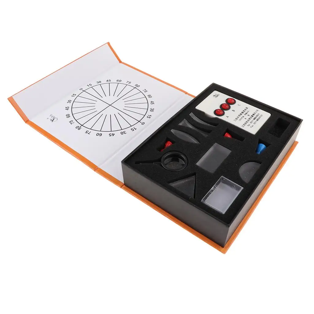 Concave Optical Concave Kit with Set of Instruments for Physical Experiments