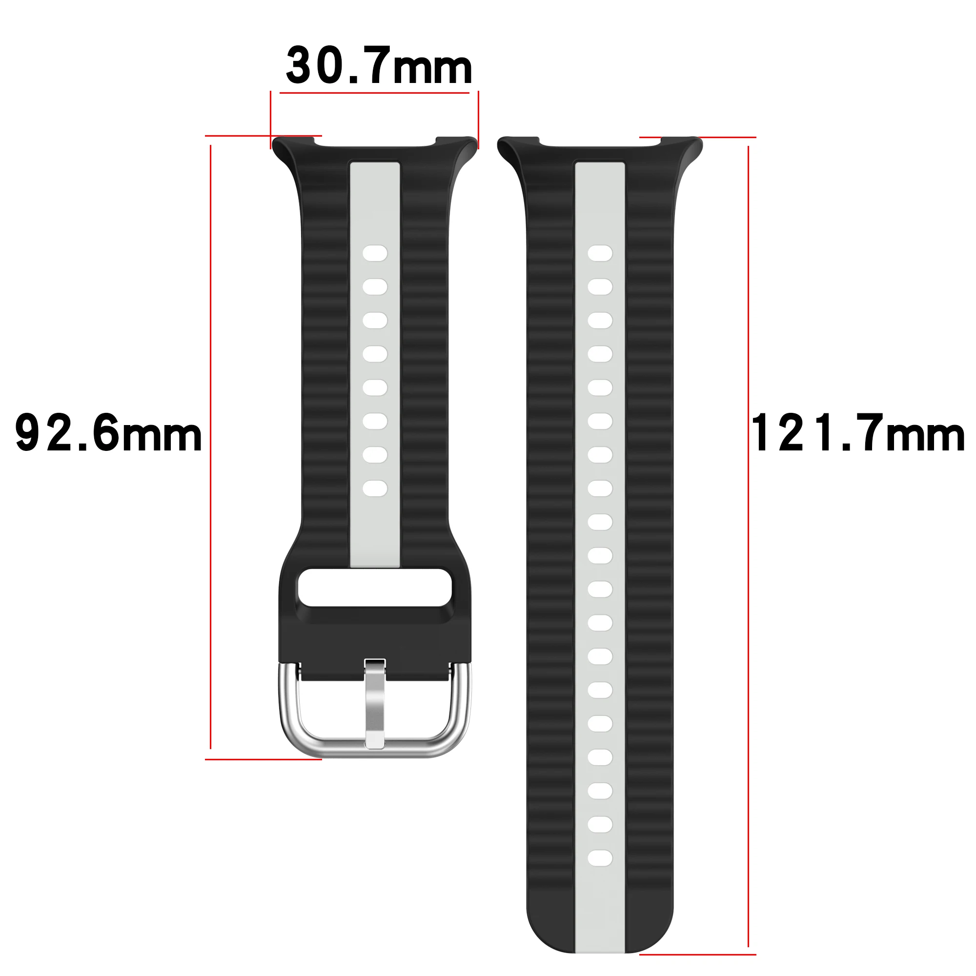 Bracelet en Silicone souple pour Samsung Galaxy Watch 8 Classic 46mm Bracelet de Sport Bracelet Correa pour Samsung Galaxy Watch 8 40mm 44mm