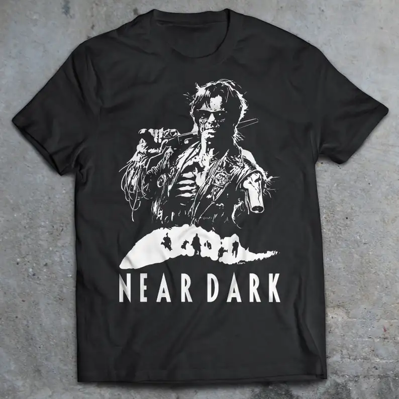 Near Dark Movie Shirt, 80's Horror, Slasher, Vampire, Bill Paxton, Lance Henriksen, Cult Film