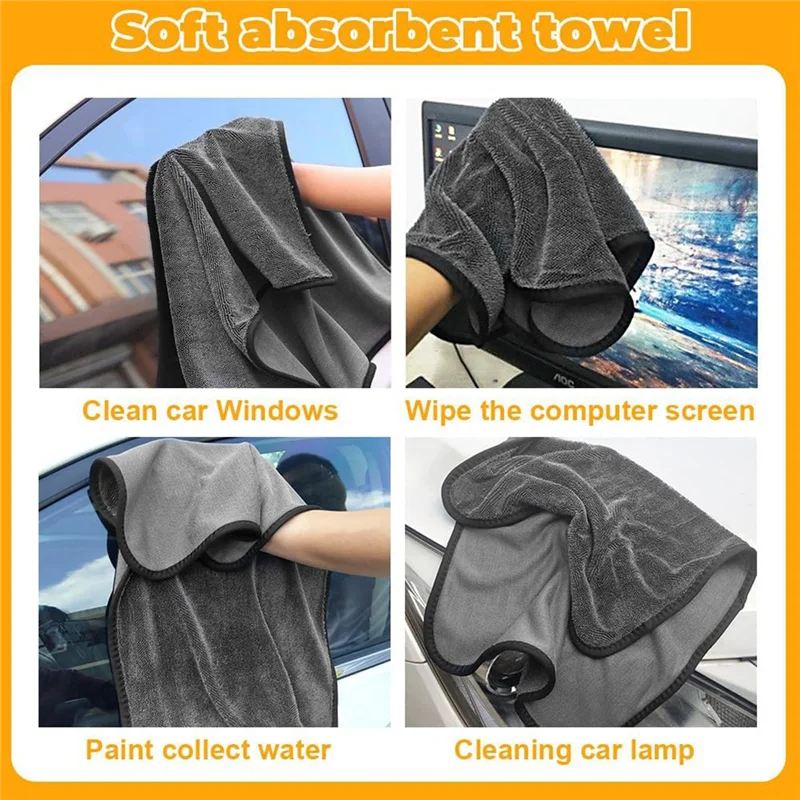 A40Z-Car Drying Towels, Drying Towel, Microfibre Cloths, Shiny Bath, Fast Dry Cloth, Absorbent Shower Cubicles Cloth
