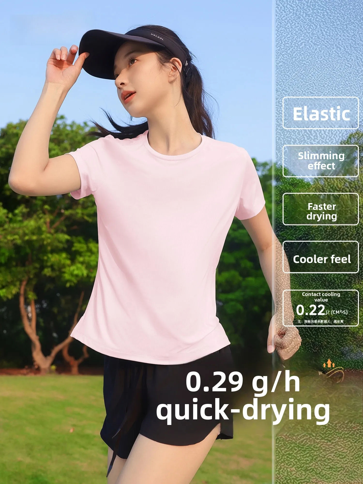 

Bal Qui Dry Sports Set Women's Summer New Cool Feeling Breathable Fitn ort Sve orts One Set Casual Sle
