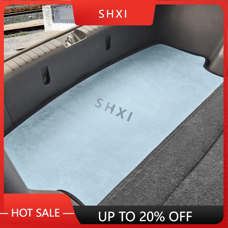 Good Quality New For BYD Seagull Dolphin Mini Surf Car Trunk Mat Suede Anti-slip Cargo Liner Anti Dirty Protection Pad Auto Inte