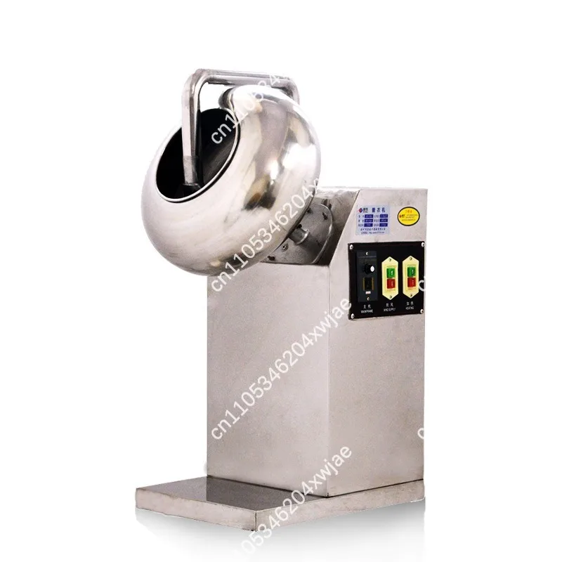 Stainless Steel Sugar Coating Machine BY-400 400mm Pan Electric Heating Hot Air Blower For Pharmaceutical Food Use