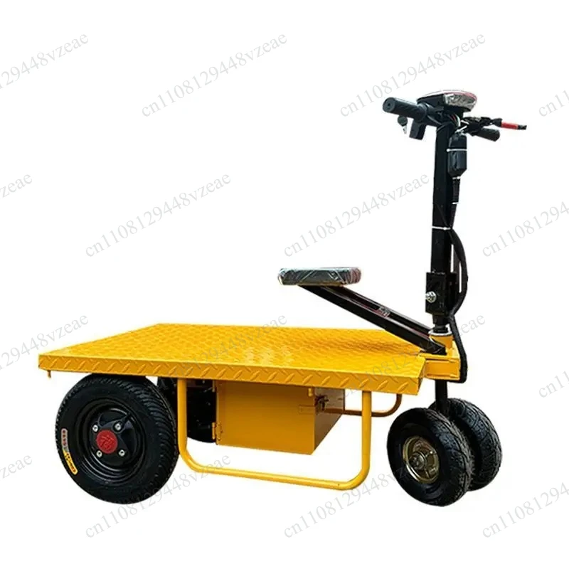 site warehouse truck trailer tile cement truck Folding electric flatbed truck construction