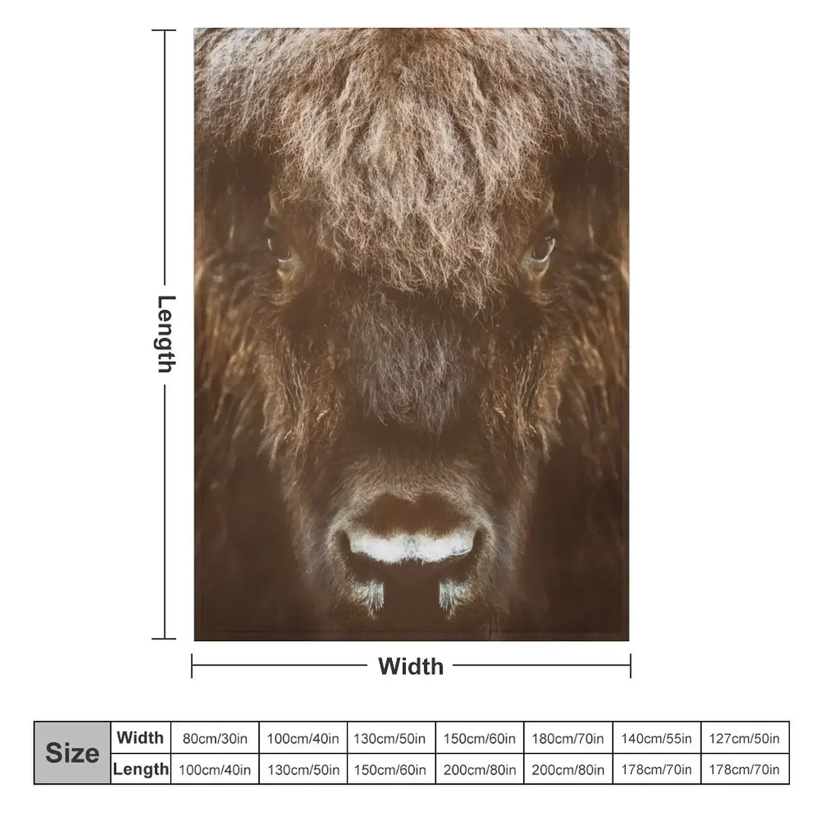 Bison Throw Blanket decorative Winter beds Sleeping Bag Vintage Blankets