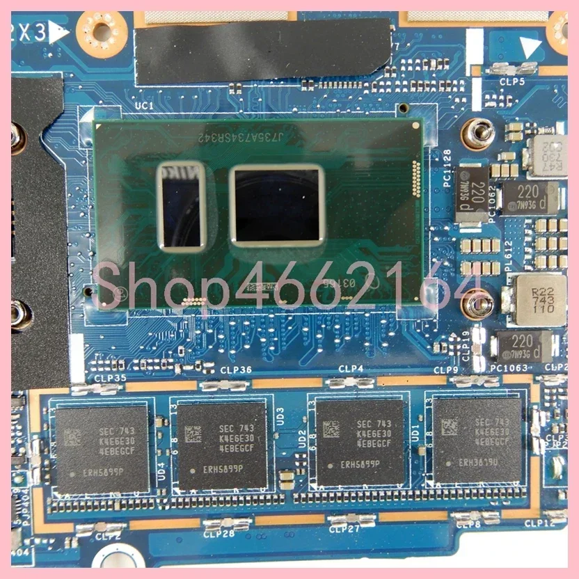 LA-E111P i3/i5/i7-7th Gen CPU 4GB/8GB/16GB RAM Notebook Mainboard For Dell Latitude 12 5289 13 7389 Laptop Motherboard Tested OK