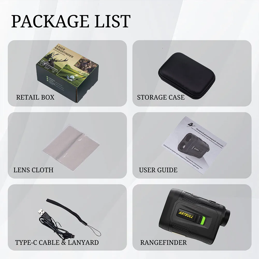 7 أوضاع 650 متر قابلة للشحن مع منحدر مغناطيسي قابل للتعديل قفل العلم الاهتزاز جولف Rangefinder الليزر Rangefinder مقياس مسافات #6