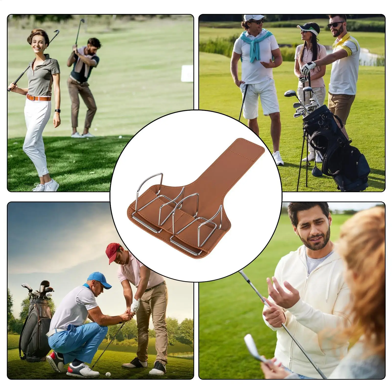 

Портативный органайзер для гольфа на пояс с отстегивающимся креплением, сумка для гольф-ти для гаража, улицы, дома, гольф-грина, симулятора