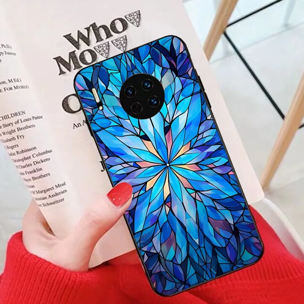 Stained Glass Texture Phone Case For Huawei Mate 10 20 30 40 50 Lite Pro Nova 3 3i 5 6 SE 7 Pro 7SE