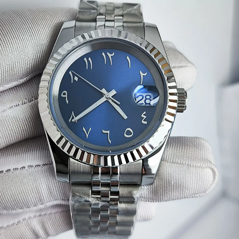 Men's watch Arabian scale Watch 904l stainless steel case sapphire glass NH automatic mechanical 35 watch