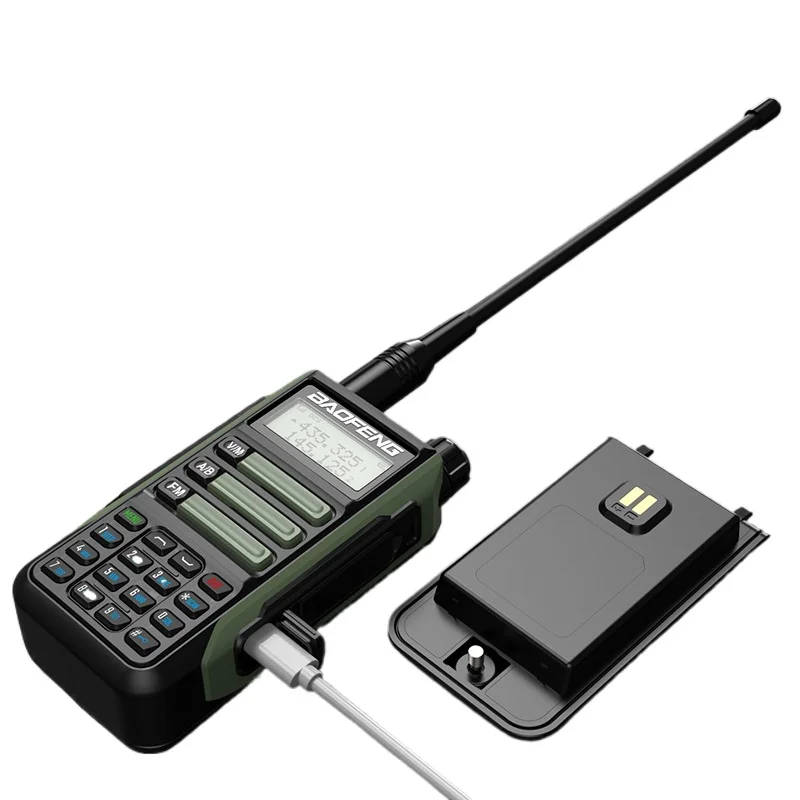 BF-UV16 BAOFENG Portable Walkie Talkie Mate 10W IP68 UV-16 Pro Waterproof Two Way Radios UV16 Plus Handheld Transceiver Upgraded