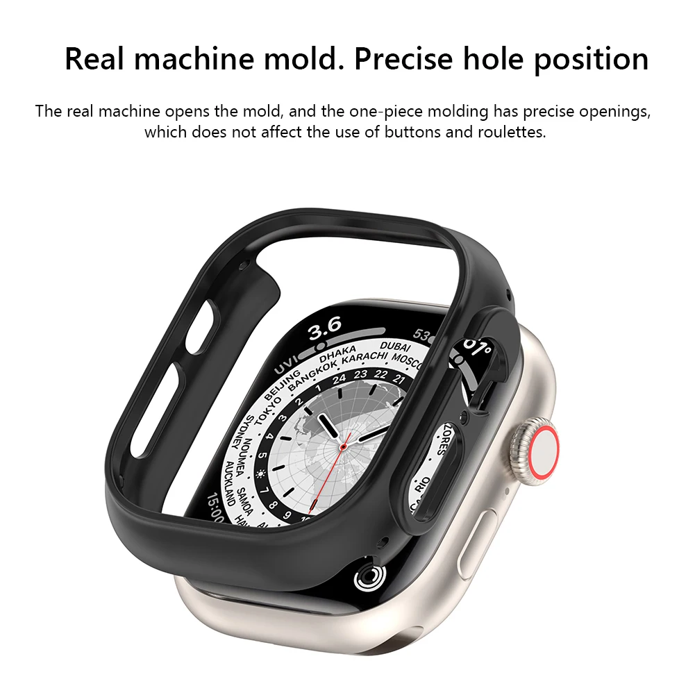 

Защитный бампер-рамка с полным покрытием, противоударный чехол-рамка, аксессуары для смарт-часов, сменные детали для IWatch Ultra 49 мм