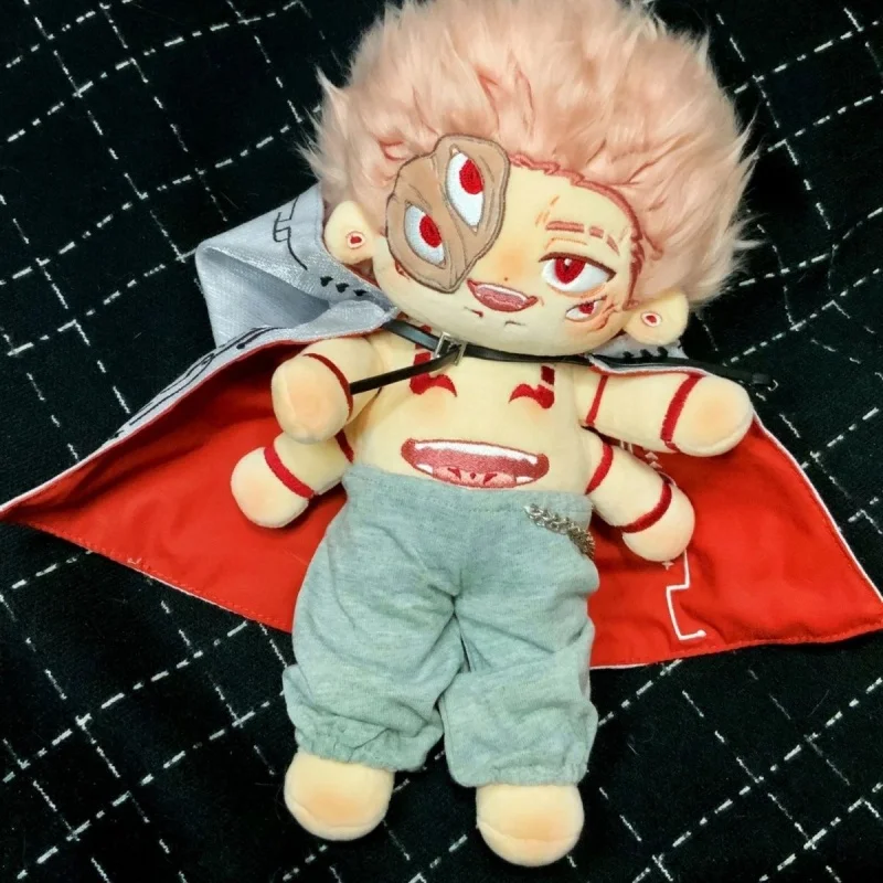 

Anime Jujutsu Kaisen Ryomen Sukuna 20cm Toys Nude Doll Dress Up Clothes Soft Doll Stuffed Plushie