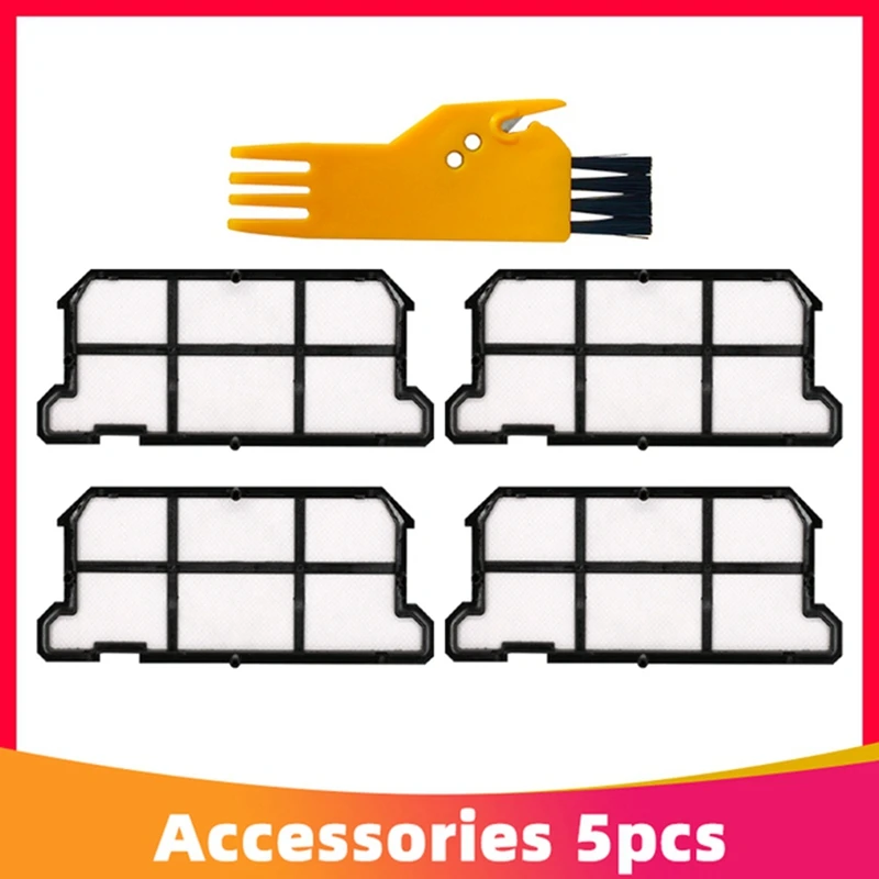 Pièces de gril de vadrouille de filtre de brosse latérale de rouleau d'aspirateur de robot de Chuwi Ilife V7 / V7s / V7s Pro V7s Plus