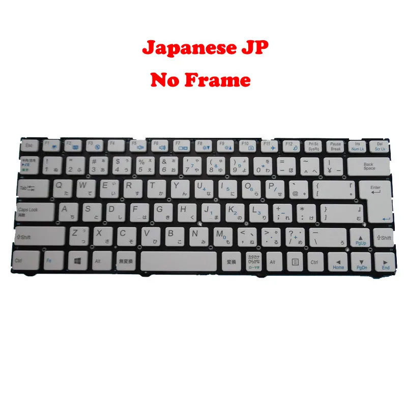 JP RU SD SW Keyboard For CLEVO P640 CVM16M80J0-4301 430 6-80-N2320-210-1 6-80-N1300-210-1 MP-13C20J0J4306 6-80-N13B0-210-1