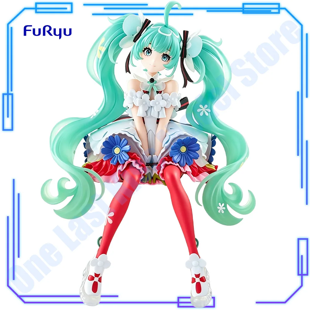 在庫あり-フリューオリジナル正規品-ボーカロイド-初音ミク-ジャパンライブツアー2025-ブルーミング-14cm-アニメモデル玩具-ヌードルストッパーフィギュア