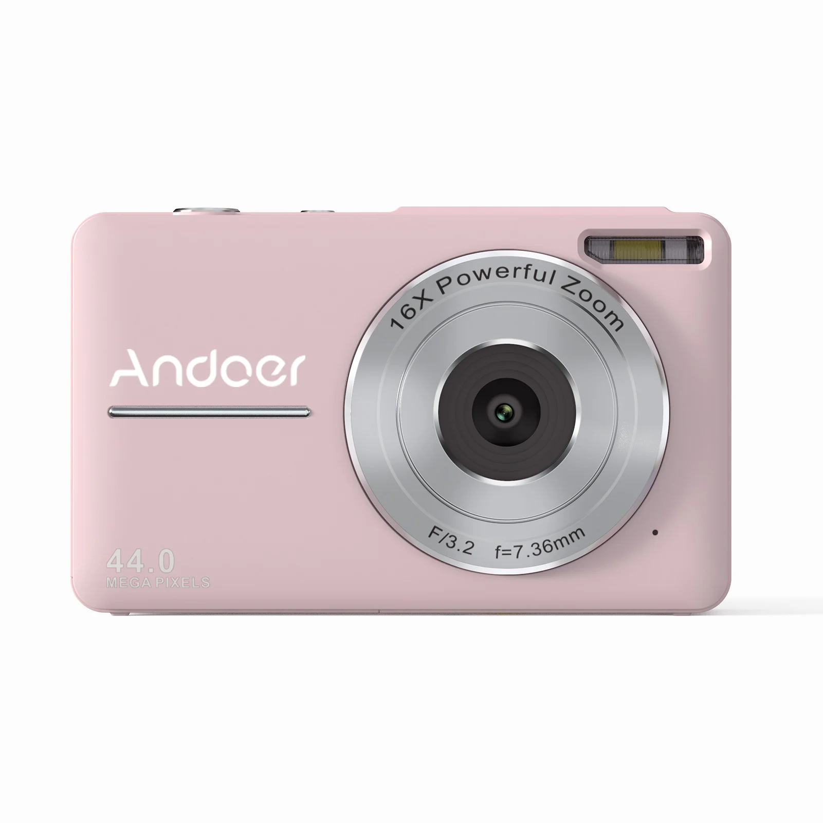 Andoer Portable 1080P Digital Camera Video Camcorder 44MP Auto Focus 2.5 IPS Screen 16X Digital Zoom Anti-shake Face Detect Smil