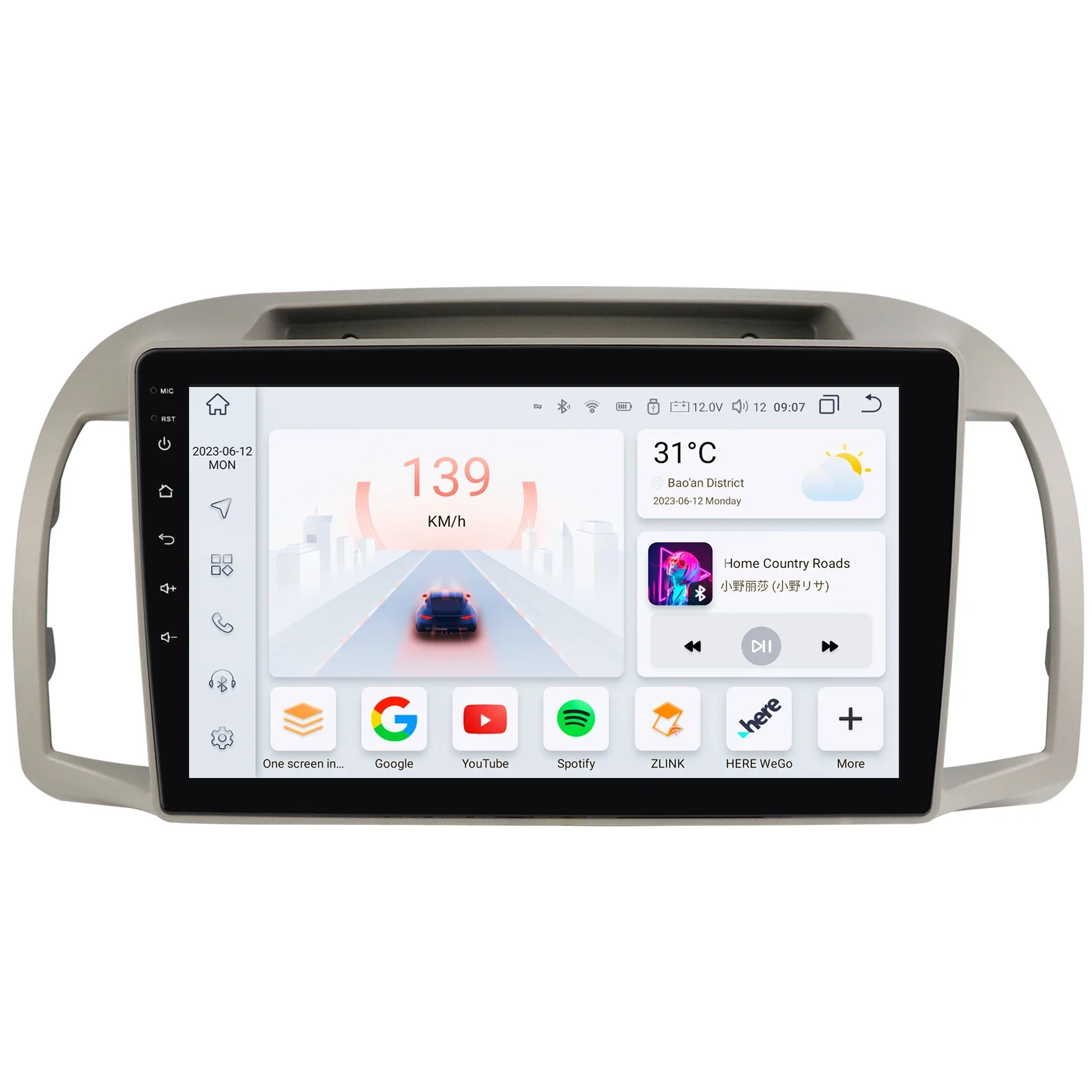 Radio para coche Android 14 de 8 núcleos 7862 para Nissan March Micra K12 2002 - 2010, reproductor multimedia con Carplay inalámbrico, Android Auto, 4G, GPS y Bluetooth.